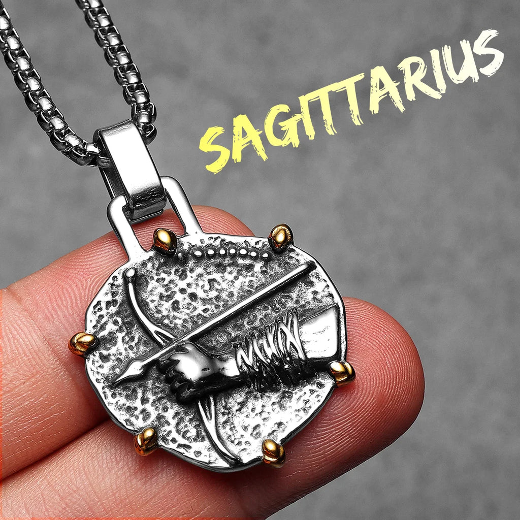 Constellation Pendant Necklace — Stainless Steel