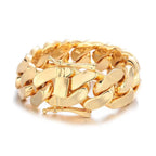 Stainless Steel Cuban Bracelet Miami Heavy 10-22MM