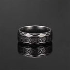 Viking Runes Ring — Stainless Steel