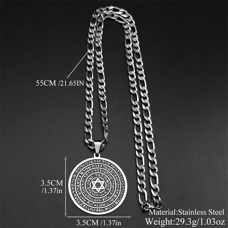 Hexagram Pendant Necklace — Gold