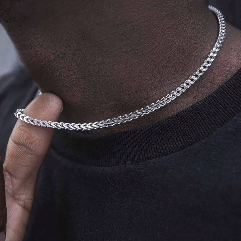 Franco Chain Necklace 3mm — Stainless Steel