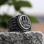 Vintage Viking Bear Claw Rings for Men Stainless Steel Celtics Knot Ring Jewelry Punk Rock Biker Accessories Gift Dropshipping