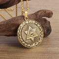 Eye of Horus, Eye of God Necklace, Rotatable Evil Eye Pendant, Men's Trendy Retro Weird Egyptian Amulet Jewelry