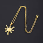 Philippines Flag Map Pendant Necklace — Stainless Steel
