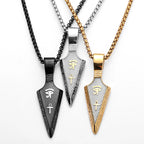 Eye of Horus Pendant Necklace — Stainless Steel
