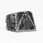Triangle Ring Stainless Steel Retro
