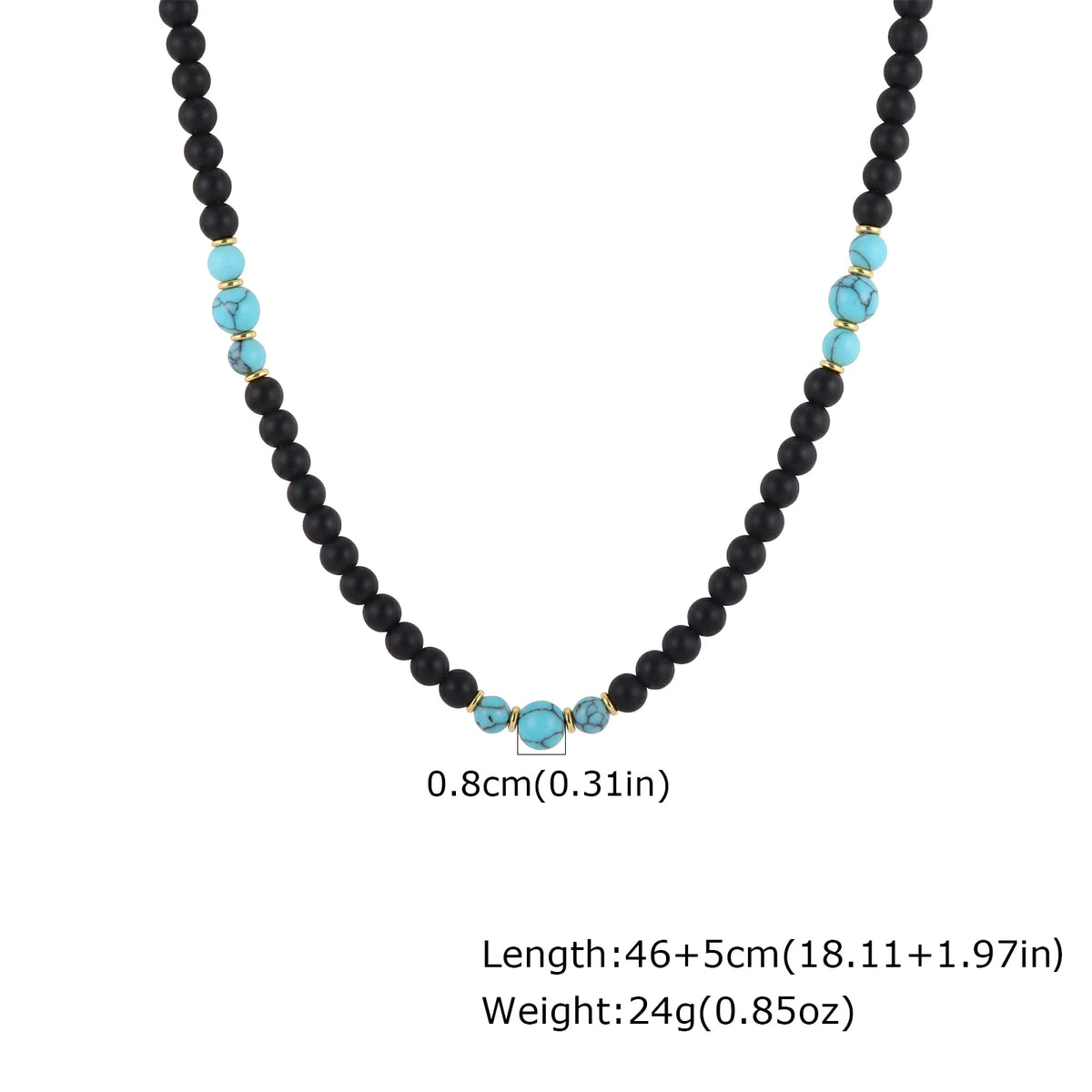 Retro Natural Stone Beads Necklace Tiger Eye Stone Stainless Steel Collar Necklace for Men Boho Trendy Jewelry Gifts