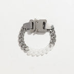 HANGZHI 2021 NEW Hip Hop Punk Titanium Steel Street Men and Women Letters Metal Safety Buckle Necklace Fashion Jewelry
