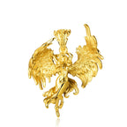 Fallen Angel Satan Stainless Steel Pendant Necklace