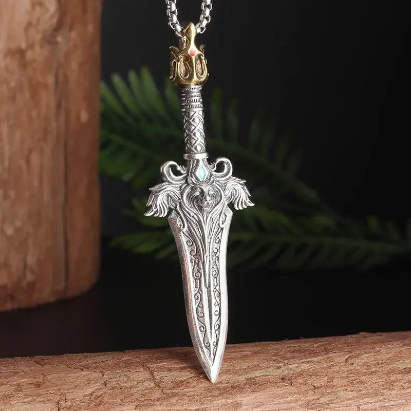 Magical Witchcraft Necklace Women's Retro Blood Pack Detachable Witch Wand Pendant Men Women Cosplay Jewelry Gift