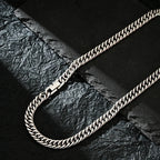 Cuban Link Chain Necklace 7mm — Stainless Steel