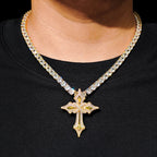 TUHE Hight Quality Cross Pendant Moissanite Spider pendant 925 Sterling Silver Pendant For Men Hip Hop Jewelry