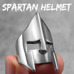 Spartan Helmet Ring — Stainless Steel