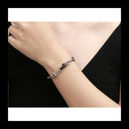 Horseshoe Buckle Bracelet — Black