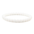 Natural Stone Bracelet Men 6/8/10mm White Black Dull Polish Matte Onyx Agates Shiny Round Beads Yoga Jewelry Bracelets
