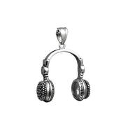 DJ Headphone Pendant — Stainless Steel