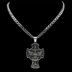 Archangel Michael Wings Pendant — Stainless Steel