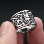 Nine Tailed Fox Ring — Stainless Steel