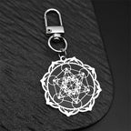 Angel Seal Keyring — Stainless Steel
