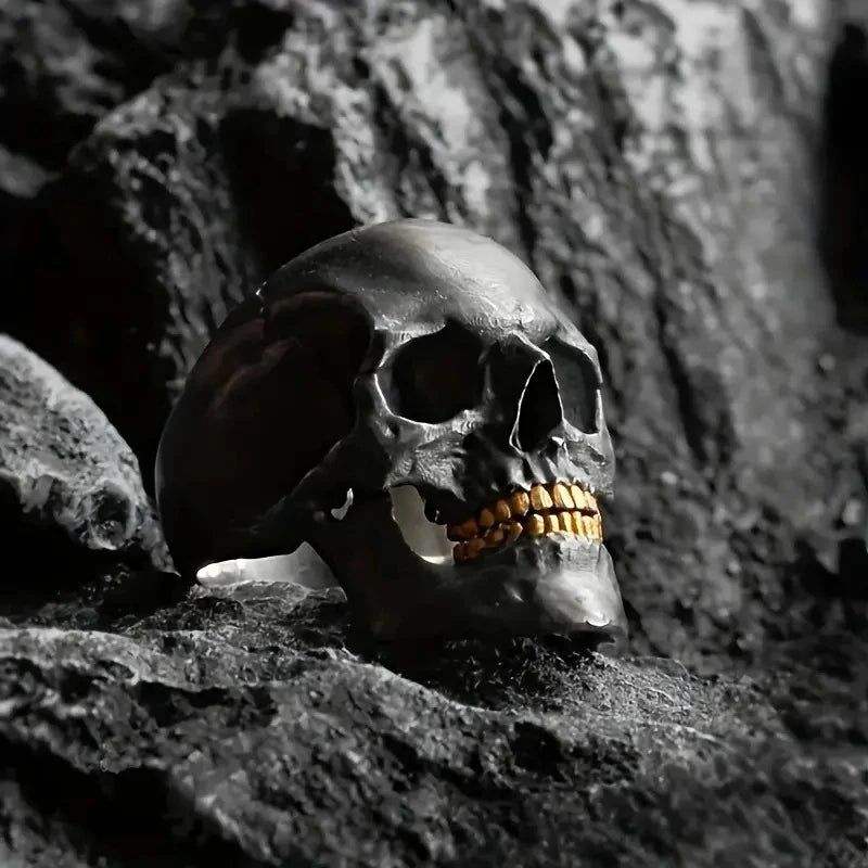 Skull Ring — Stainless Steel Vintage Gothic