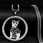 Iced Out Silver Chain French Bulldog Chihuahua