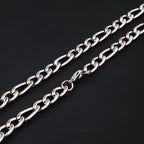 Figaro Steel Chain 316L 5mm/7mm/9mm