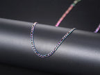 Gold Figaro Cuban Chain Necklace 3MM Stainless Steel