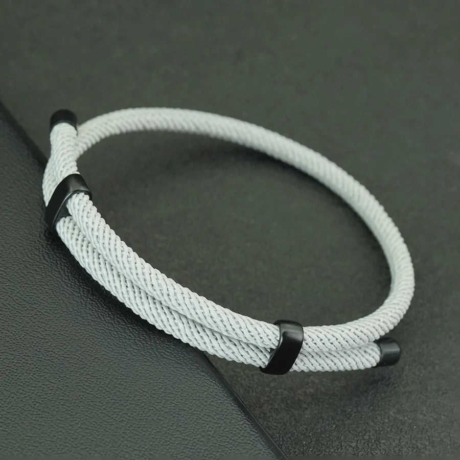 Sliding Rope Cord Bracelet — Minimalist Adjustable