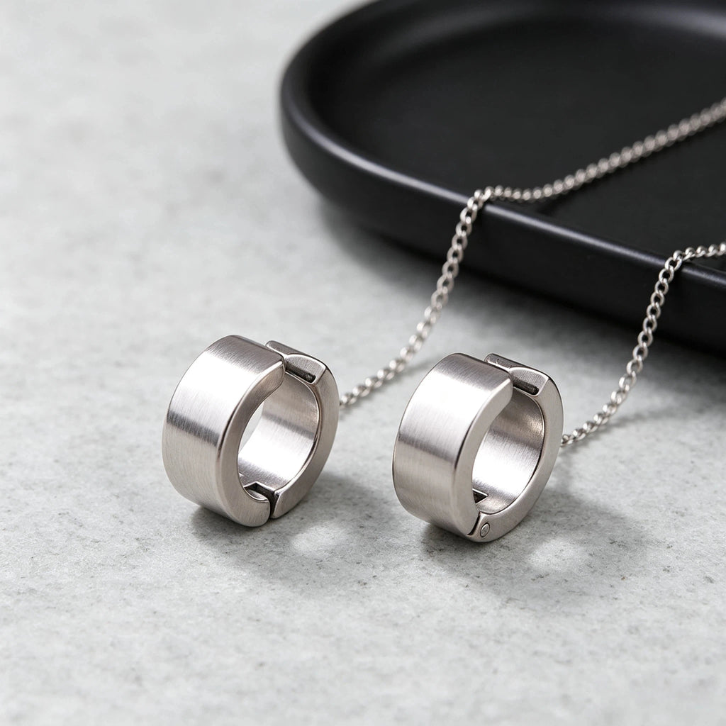 Geometric Clip-On Ear Cuff Earrings — Minimalist