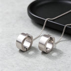 Geometric Clip-On Ear Cuff Earrings — Minimalist