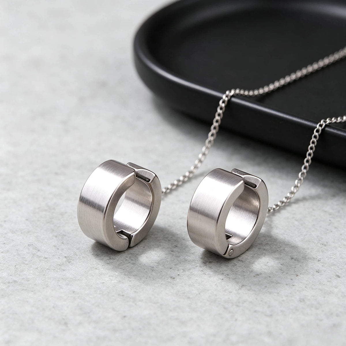 Geometric Clip-On Ear Cuff Earrings — Minimalist