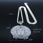 Solomon Pentacle Seal Pendant — Stainless
