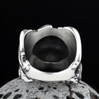 Wholesale Price Retro 316L Stainless Steel Rings Punk Rock Exaggerated Steampunk Skull Ring Gothic Fashion Jewelry