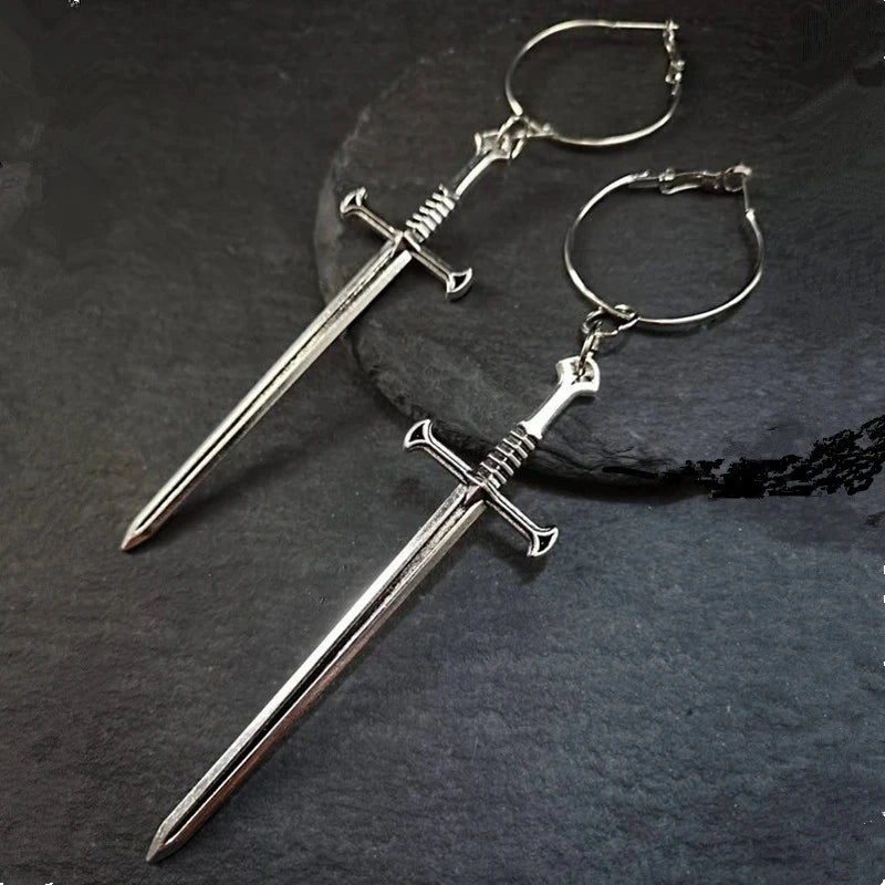Sword Earrings,dagger,cool,gothic Earrings, Grunge Earrings, Punk Earrings, Witch Earrings,warrior Earrings,Vampire