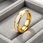 10MM Wide Trendy Stainless Steel Ring For Woman And Man Valentine's Day gift