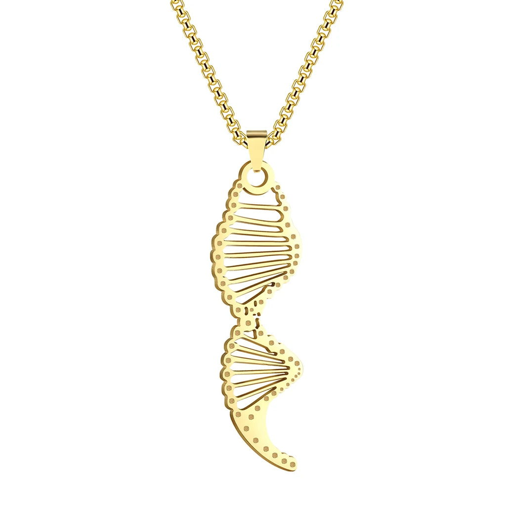 DNA Strand Pendant Necklace