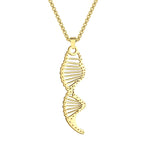 DNA Strand Pendant Necklace