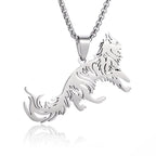 Stainless Steel Simple Personalized Spider Pendant Necklace Men and Women Fashion Party Pendant Jewelry Gift