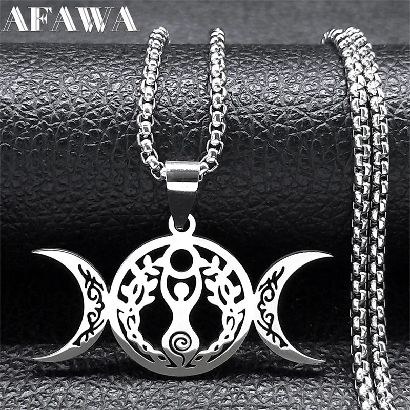 Witchcraft Stainless Steel Pendant Necklace