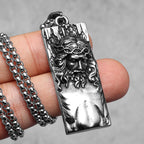 Jesus Pendant Necklace — Stainless Steel