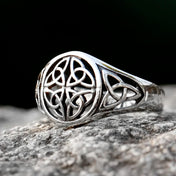 Viking Odin Trinity Celtic Knot Ring — Stainless Steel