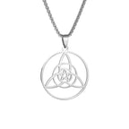 Celtic Trinity Knot Pendant Necklace — Zinc Alloy