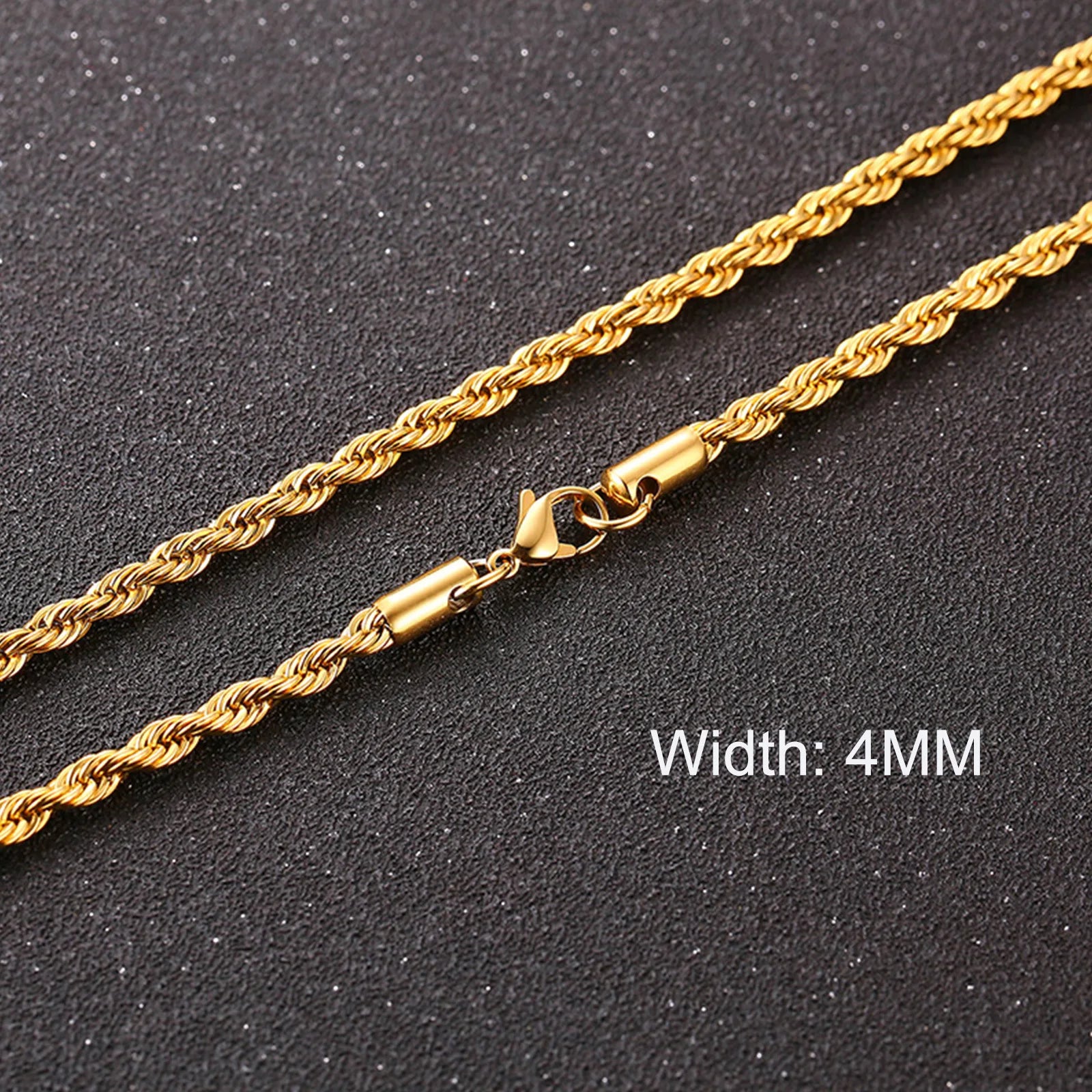 3-11MM Classic Cuban Chain Necklace for Men Women,Silver Black Gold Grey Color Stainless Steel Chains,Basic Punk Jewelry Gift