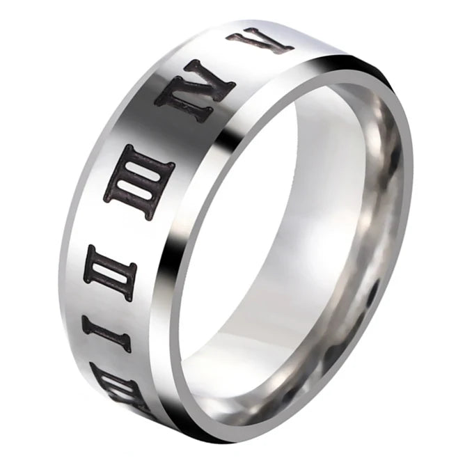 Vintage 316L Stainless Steel Ring for Men And Women Never Fade Power Lucky Mantra Ring
