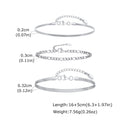 Minimal Chain Bracelet Set Silver — Stainless Steel
