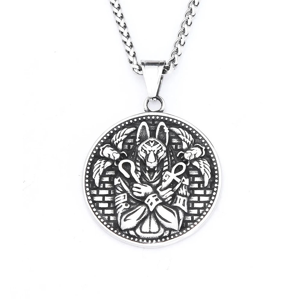 Anubis Pendant Necklace — 316L Stainless Steel