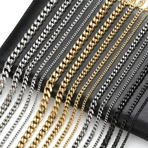 11MM Cuban Two-Tone Necklace