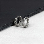 Star Pentagram Huggie Hoop Earrings — Stainless Steel