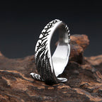 Angel Wings Ring — Stainless Steel