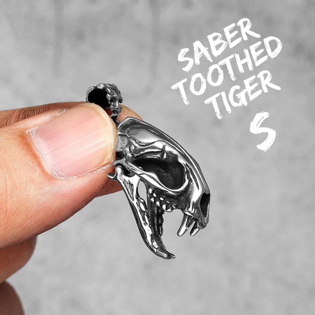 Lion Stainless Steel Pendant Necklace